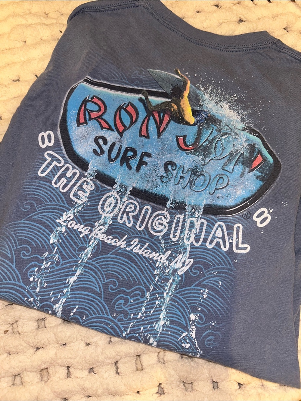 Ron Jon Navy Surf Shop Graphic Rash Guard